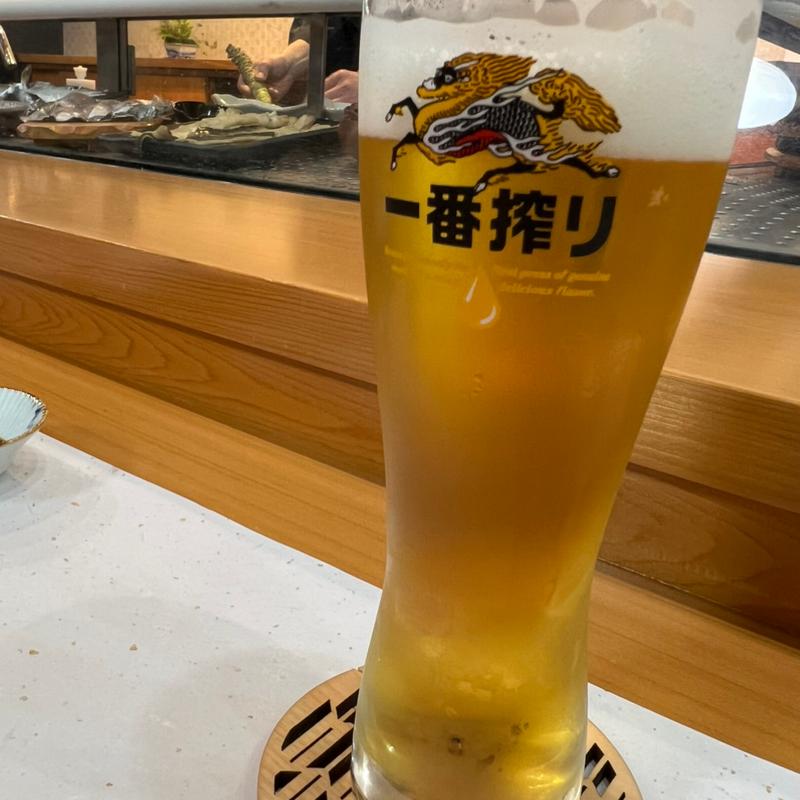 生ビール(鮨 やま乃)