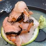 特大釜サザエのお造り