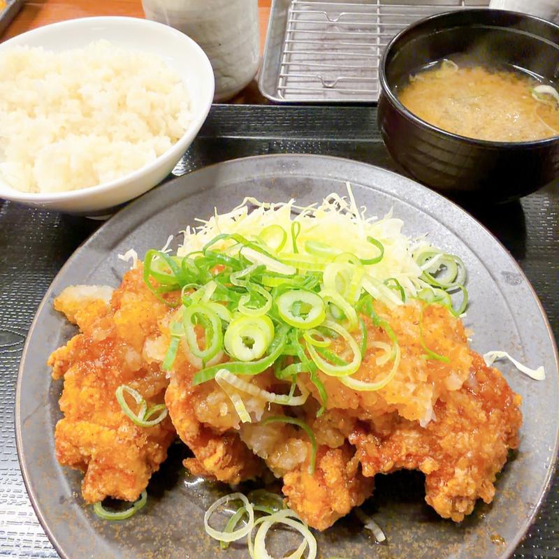 ねぎおろしからあげ定食(からやま 寝屋川宇谷店)