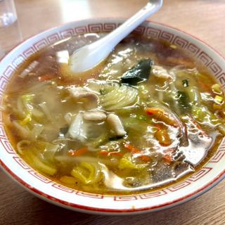 五目うまにソバ