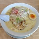 濃厚鶏白湯そば(丸源ラーメン一関店)