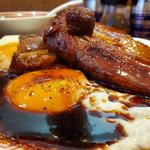 チャーシューエッグ定食