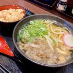 かすうどんセット