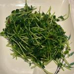 豆苗炒め(中華食堂 一番館 中野サンモール店)