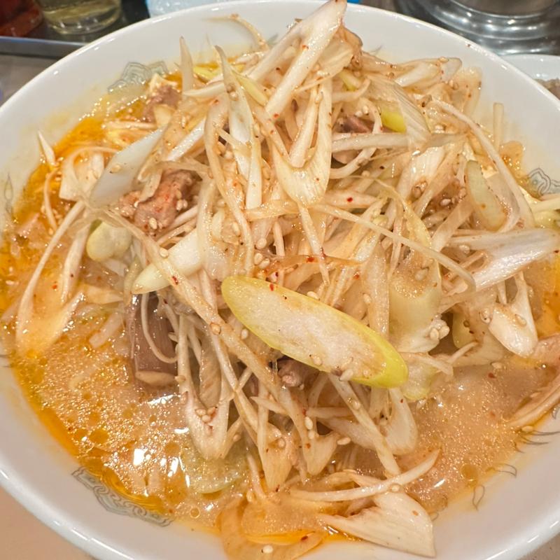 ネギ味噌ラーメン(札幌本舗 新宿アイランドタワー店)