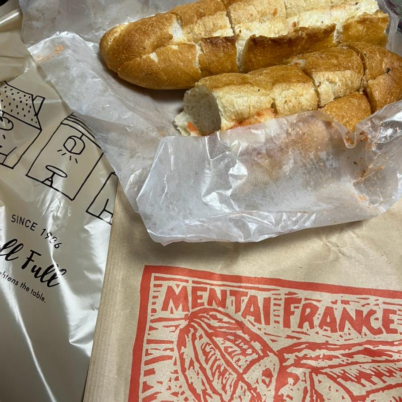 めんたいフランスパン(フルフル風の森)