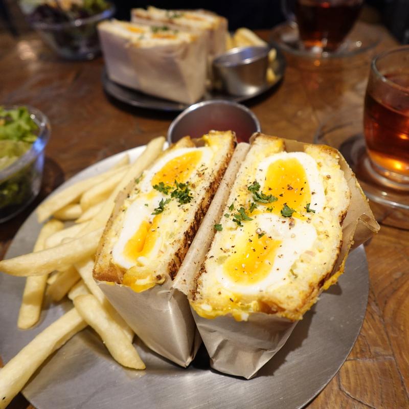 エッグベイビーサンド with フレンチフライ(Egg Baby Cafe)