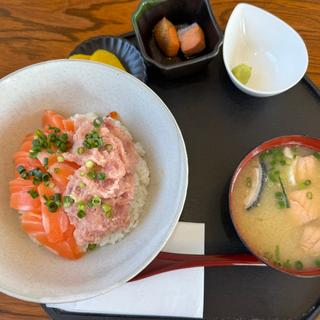 サーモン・ネギトロ丼(川野鮮魚店 鮮味)