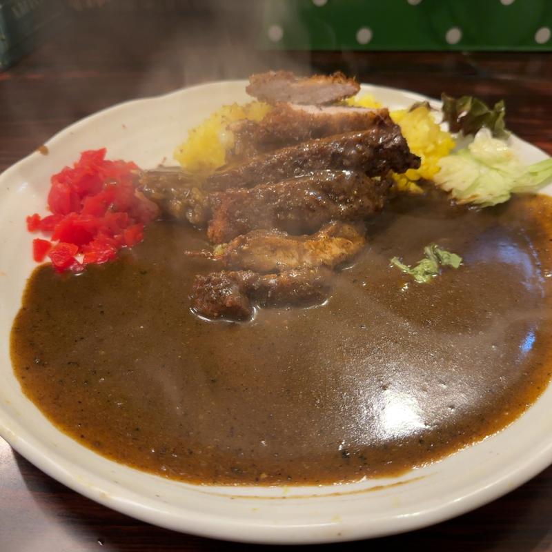 ポークカツカレー(カレーの店 桃丘)