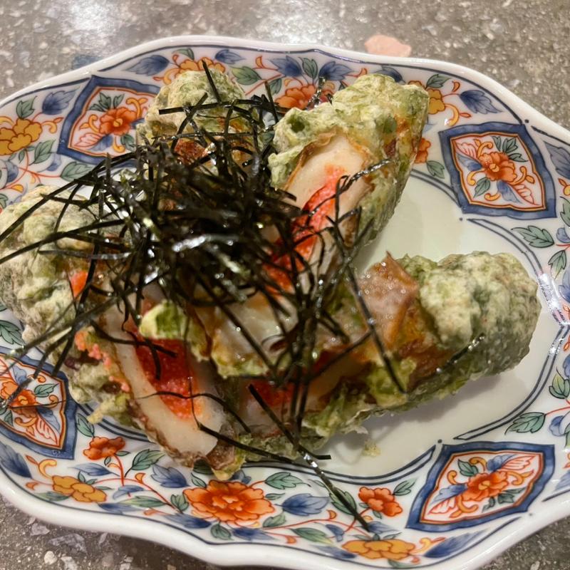 ちくわ明太磯辺揚げ(居酒屋なかーてぃー 那覇国際通り店)
