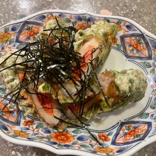 ちくわ明太磯辺揚げ(居酒屋なかーてぃー 那覇国際通り店)
