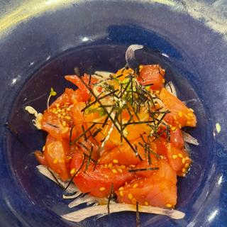 海鮮ユッケ(居酒屋なかーてぃー 那覇国際通り店)