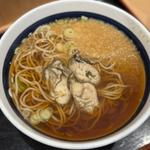 真牡蠣そば