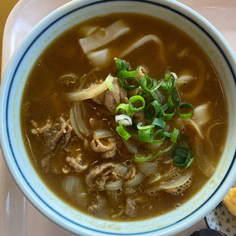 カレーうどん(釜揚げうどん　白粉屋 （しらこなや）)