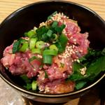 柚子味噌でなめろう(さかなや キンボシ)