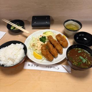 カキフライ定食(三洲屋銀座店)