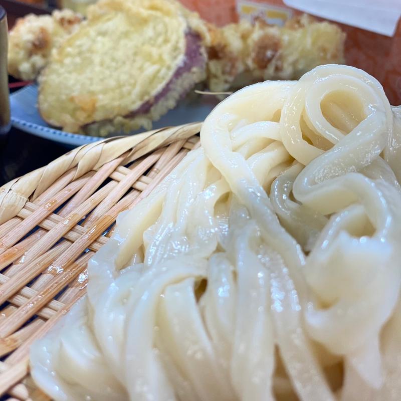 ひやあつ　ちくわ天　いも天(讃岐うどん いわい)