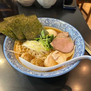 特製京鰹と比内地鶏中華そば(麵屋武一　汐留シティセンター店)