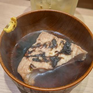海おでん 厚揚げ(貝 刺身専門店 しらはら 関内)