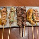 串焼き盛り合わせ6本