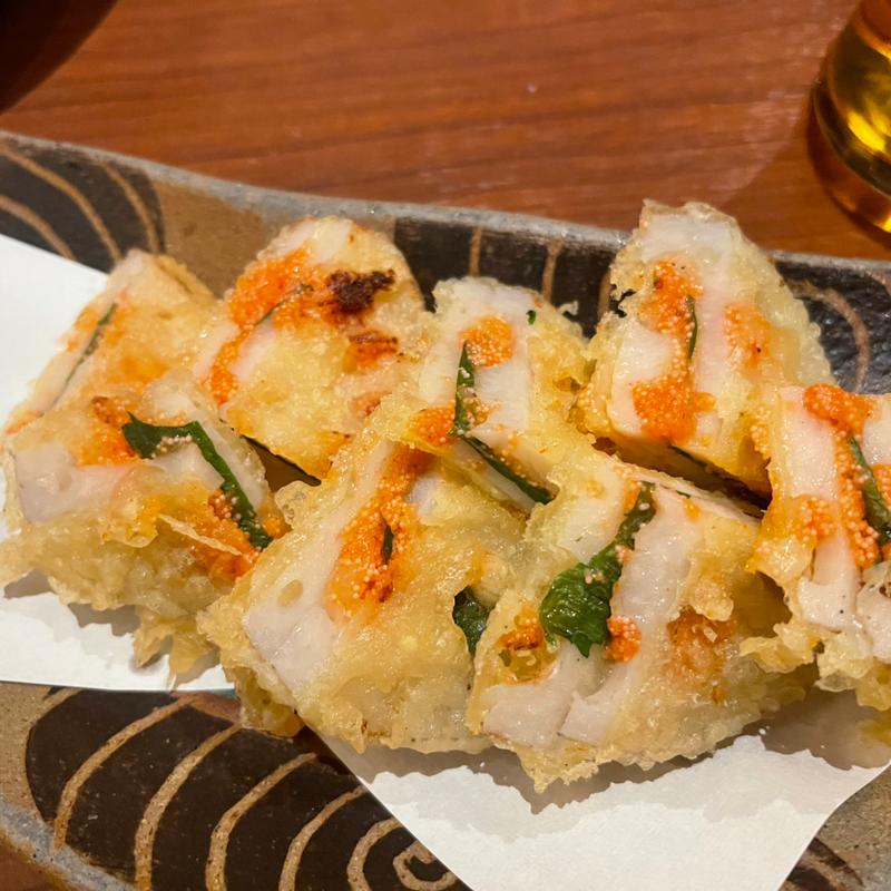 蓮根明太はさみ揚げ(舞天 本店)