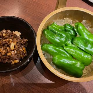 冷やしピーマン肉そぼろ(舞天 本店)