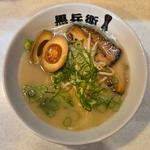 くろとんラーメン 半熟玉子