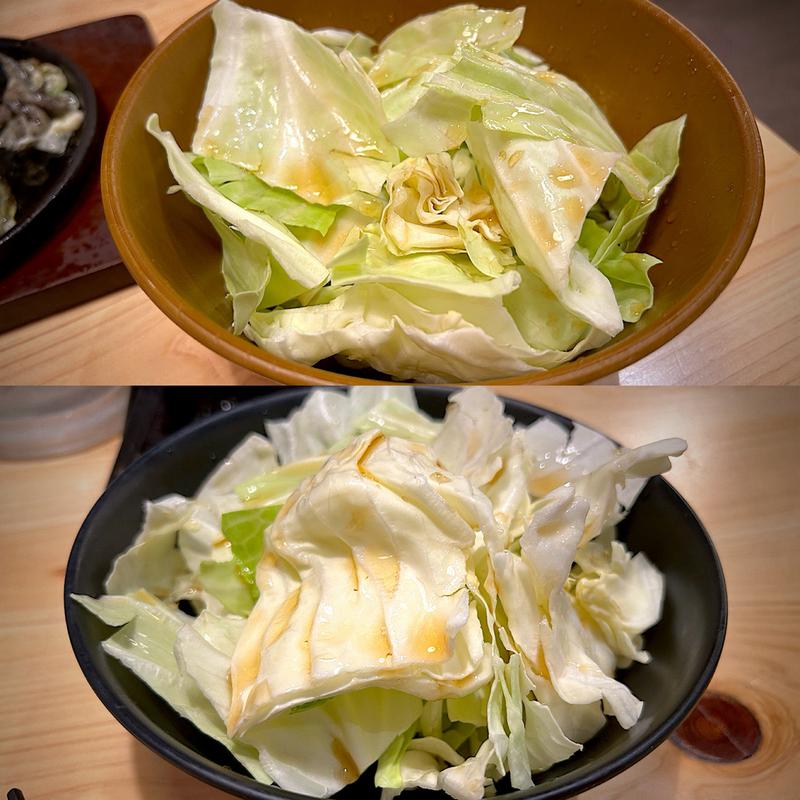 キャベツ盛(ノーマル＆ごま油)(鳥貴族 仙台定禅寺通り店)