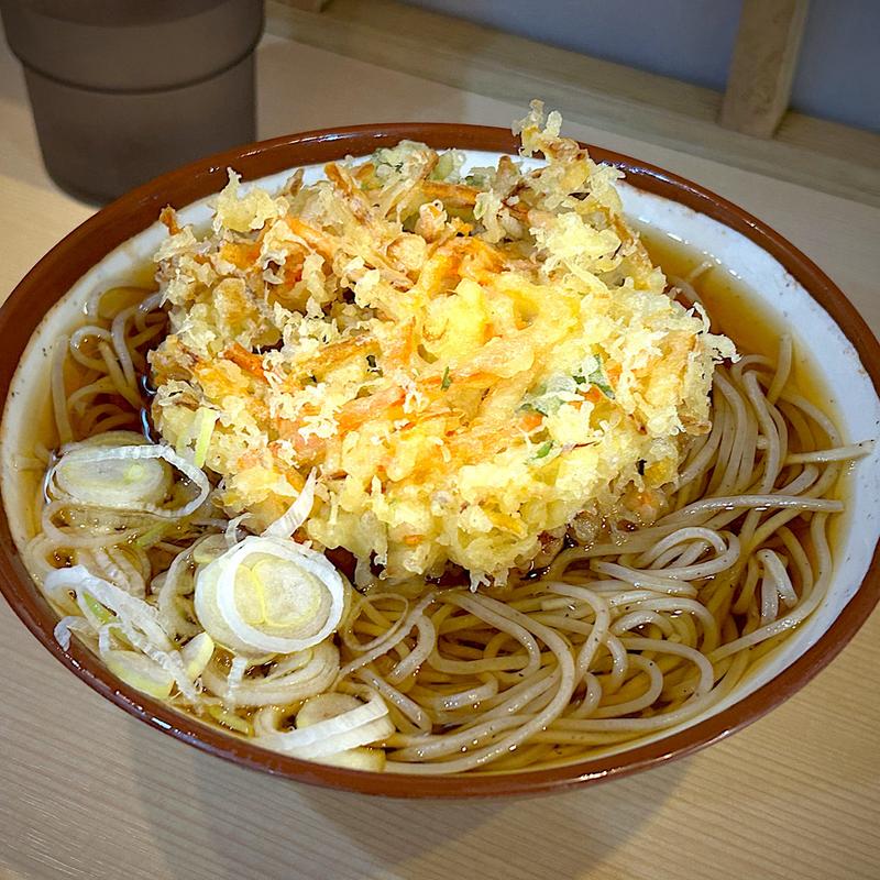 野菜かき揚げそば(そばの神田東一屋 本店 )