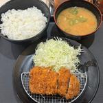 チキンかつ定食(松のや 中野坂上店)
