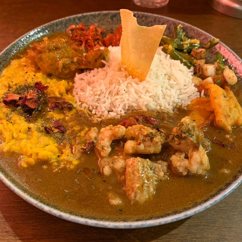 混盛バスマティライス(nidomi)