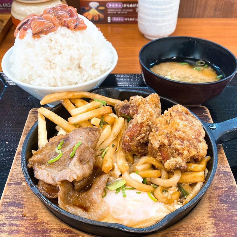 からやま流すきやき盛り ご飯大盛り(からやま 調布深大寺店)