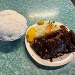 味噌汁カツライス 大盛り カツ