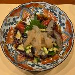 花咲クラゲの甘酢和え(中菜Labo. 朝陽)