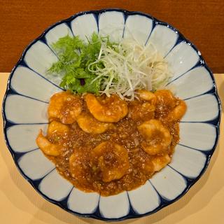 本気のエビチリ(中菜Labo. 朝陽)