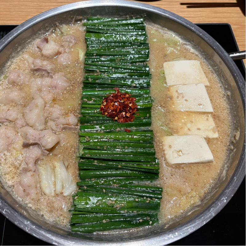 もつ鍋（味噌味）(博多もつ鍋 おおやま JRゲートタワー店)