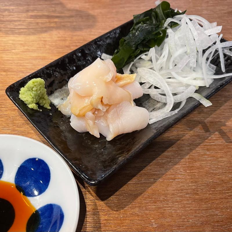 つぶ貝刺身(立ち飲み築地大東)