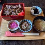 鹿肉重定食(御食事処 いのしか亭)