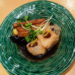 ごま豆腐の揚げ出汁(ヱビスバー YEBISU BAR 川崎アゼリア店)