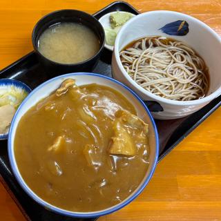 カレー丼+ミニ冷しそば