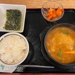 名物テンジャンチゲ御膳(江戸前焼肉 岡本)