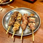 カシラ・タンスジ・ホルモンみそ焼・ハラミスジ(四文屋 中央南3条店)