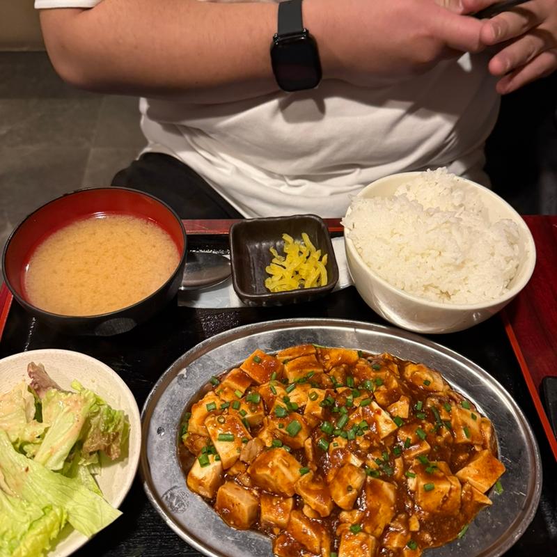 麻婆豆腐定食(肉バル アモーレ 新宿店)