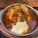 煮込みビーフシチューハンバーグ