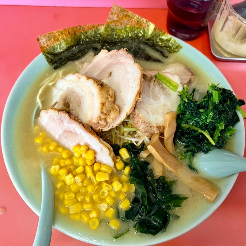 ネギチャーシュー＋コーン＋ほうれん草(ラーメンショップ 下大野店 )