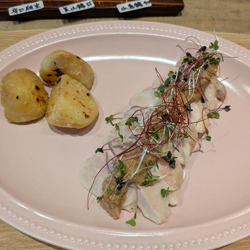 発酵蒸し鶏 麹ごまだれ(cafe 明日も発酵ごはん nippon (Ashitamo Hakko Gohan - Fermented Japanese Food))