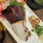カツオと鯛の塩たたき(A定食)(土佐わら焼き 龍神丸 西神中央店)