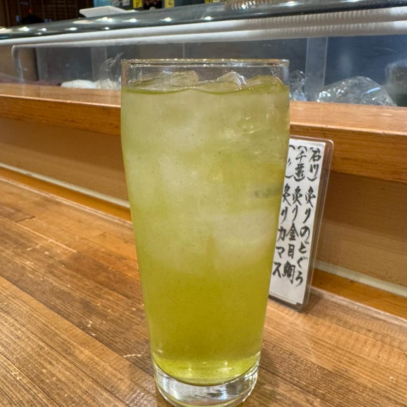 緑茶ハイ(千成寿司本店)