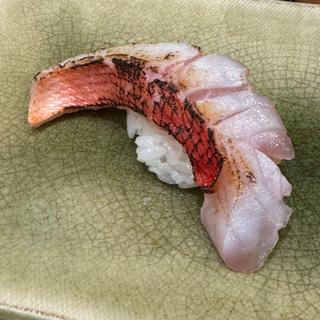 炙り金目鯛の握り