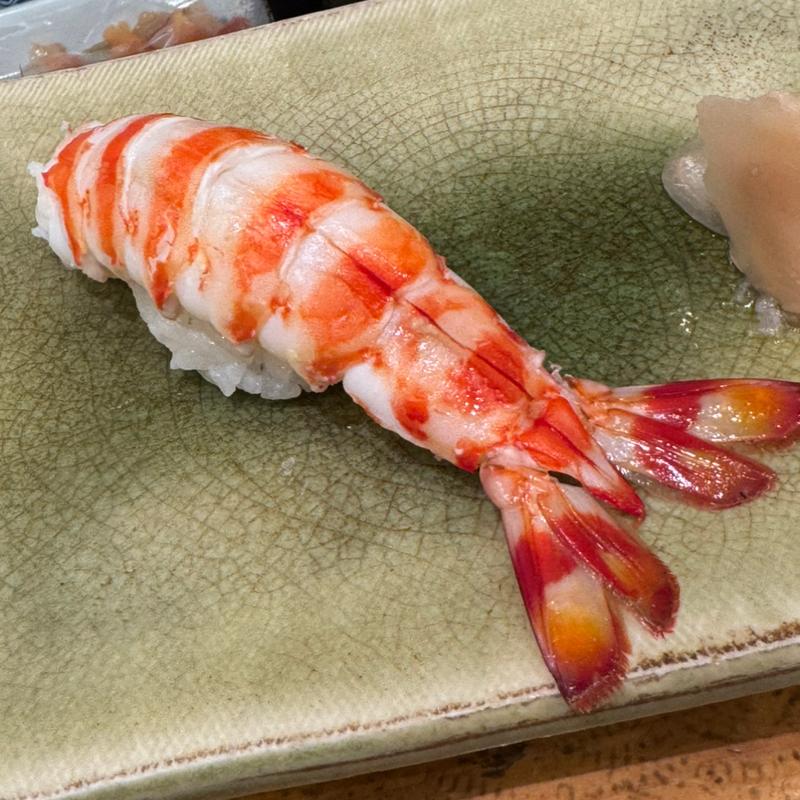 車海老の握り(千成寿司本店)